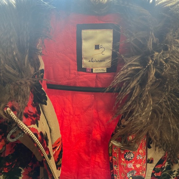 Anthropologie Karelia Coat Elevenses size 2 - Picture 6 of 8